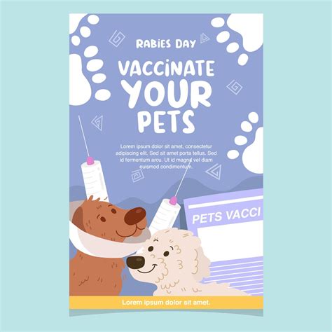 World Rabies Day Poster Template 8772004 Vector Art at Vecteezy