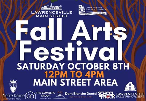 Stop By The Fall Arts Festival Saturday in Lawrenceville, NJ