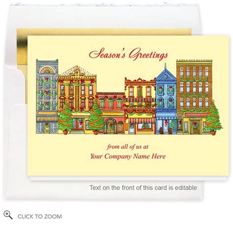 Holiday Town Christmas Card, 1023472 | The Gallery Collection ...