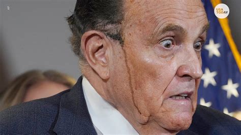 Critics took to Twitter to make fun of Rudy Giuliani's hair dye mishap