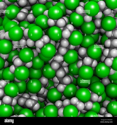 poly(vinyl chloride) plastic (PVC), chemical structure. Used in ...