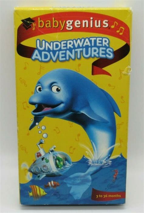 BABY GENIUS: UNDERWATER ADVENTURES VHS VIDEO, SEA LIFE, DOLPHINS SEA ...