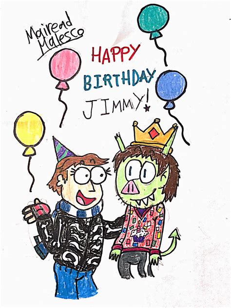 Happy Birthday Jimmy! by MaireadMalesco on DeviantArt