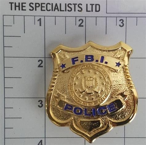 Fbi Police Badge