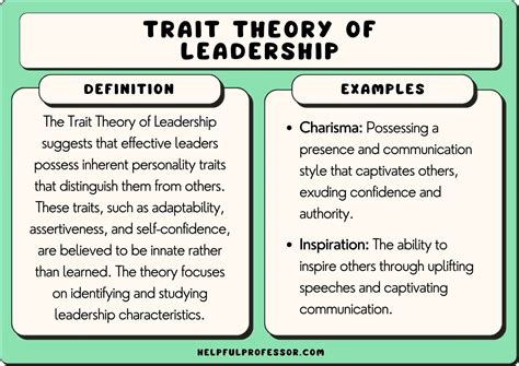 11 Trait Theory of Leadership Examples (2024)