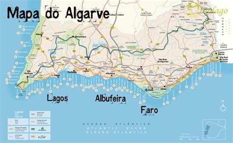 Bañera laberinto candidato mapa de portugal algarve alguna cosa Transición Collar