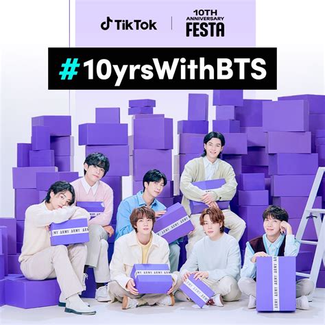 TikTok celebrates ten years with BTS in collaboration with 2023 BTS ...