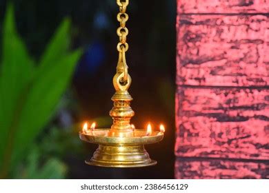 Nilavilakku Kerala Traditional Gods Blessing Stock Photo 2386456129 ...