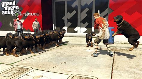 ATTACKED BY A PACK OF DOGS IN GTA 5! - DOG INVASION - YouTube