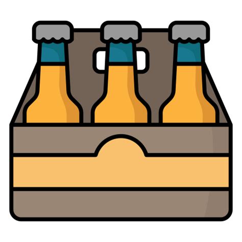 Beer box Generic Outline Color icon