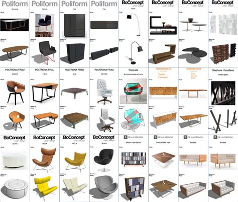 Design Furniture Model Pack | SketchUcation