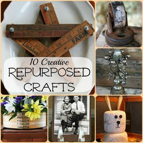 10 Creative Repurposing Ideas | Recycled crafts, Crafts, Diy crafts