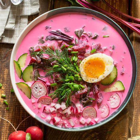 Polish Cold Beet Soup Recipe (Chłodnik)