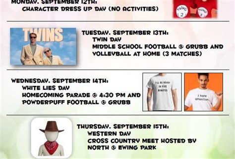 Homecoming Week Activities - North High School