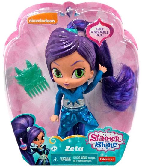 Fisher Price Shimmer Shine Zeta 6 Basic Doll - ToyWiz