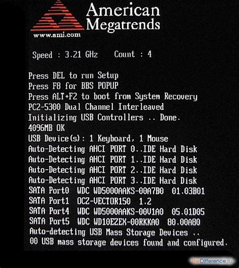 American megatrends bios boot from usb