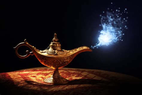 Magic Aladdins Genie lamp — Cuaderno de Cultura Científica