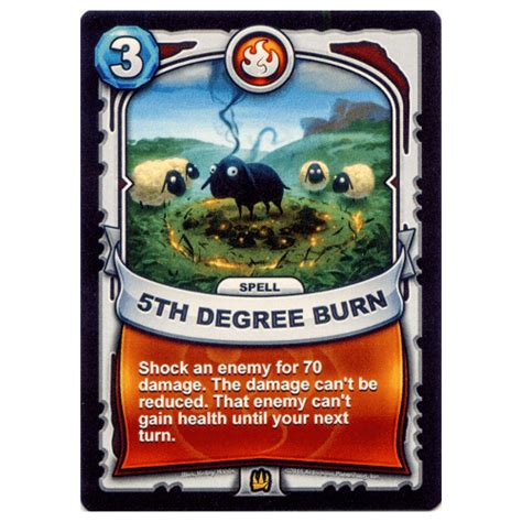 5th Degree Burn (Spell) - Skylanders Character List