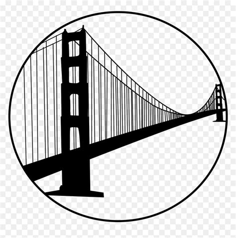 Golden Gate Bridge Silhouette Png - Golden Gate National Recreation ...