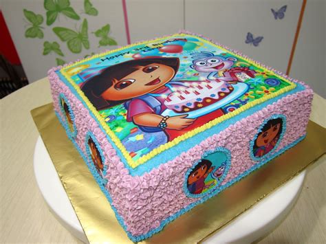 The Cookie Cat bakes from home!: Dora Birthday Cakes