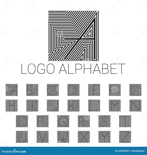 Alphabet brand letters as logo