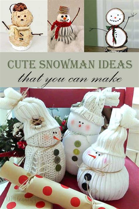 Cute Snowman Ideas For Indoor Decor - Rustic Crafts & DIY