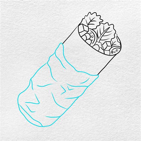 How To Draw A Burrito - HelloArtsy