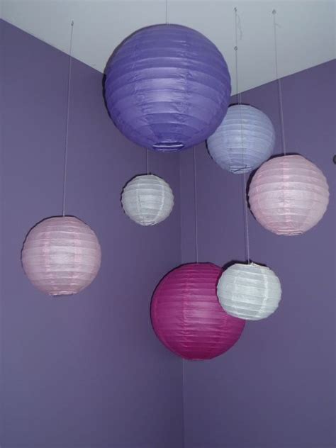 Charlotte's Purple Whimsy | Kid room decor, Cheap bedroom decor, Paper lanterns bedroom