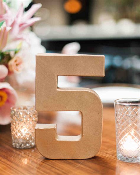 Wedding Table Number Ideas That Scored at Real Celebrations | Martha Stewart Weddings