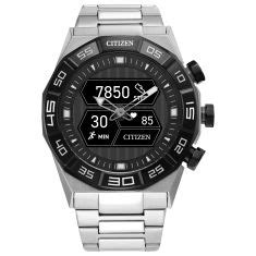 Citizen Gen-2 Sport CZ Smart Hybrid Stainless Steel Bracelet Watch | 44mm | JX2006-52E | REEDS ...