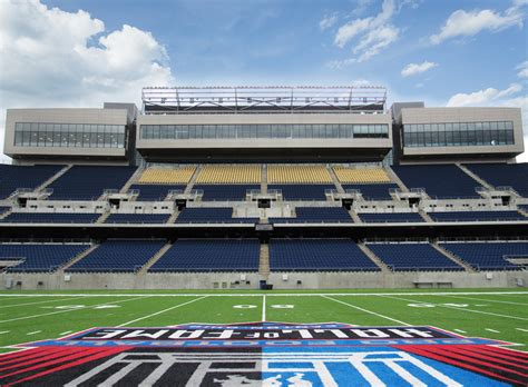 Tom Benson Hall of Fame Stadium | United Glass and Panel Systems