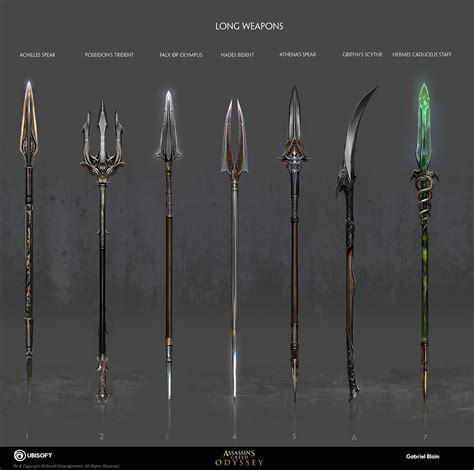 Gabriel Blain - Assassin's Creed Odyssey Weapon Concept