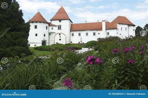 Varazdin Castle in the Romantic Area of Varazdin - Croatia Stock Photo ...