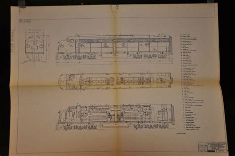 EMD E8 Locomotive drawing | #1979918922