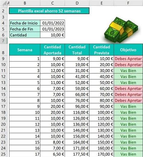 Plantilla Excel Ahorro 52 Semanas Descarga Gratis | Porn Sex Picture