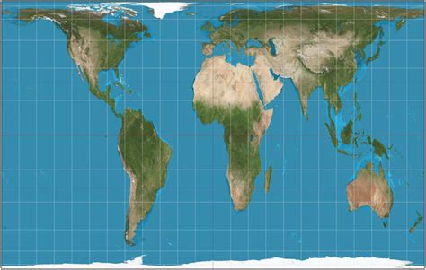 The actual size of all the countries in the world, compared to the size that maps always show ...