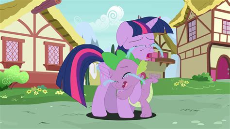 Twilight Sparkle And Spike Hugs/Cry Together (OLD) by Stephen-Fisher on DeviantArt