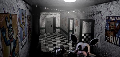 Imagen - FNaF 2 - Main Hall (Mangle).jpg | Wiki Freddy Fazbear's Pizza ...