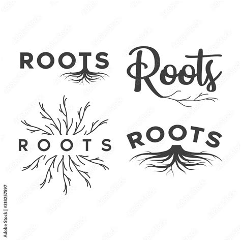 root symbol, logo, and icon Stock Vector | Adobe Stock