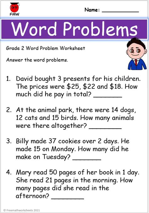 2nd grade math word problems best coloring pages for kids - addition word problems 2nd grade ...