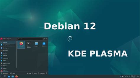 Debian 12 "bookworm" KDE PLASMA - YouTube