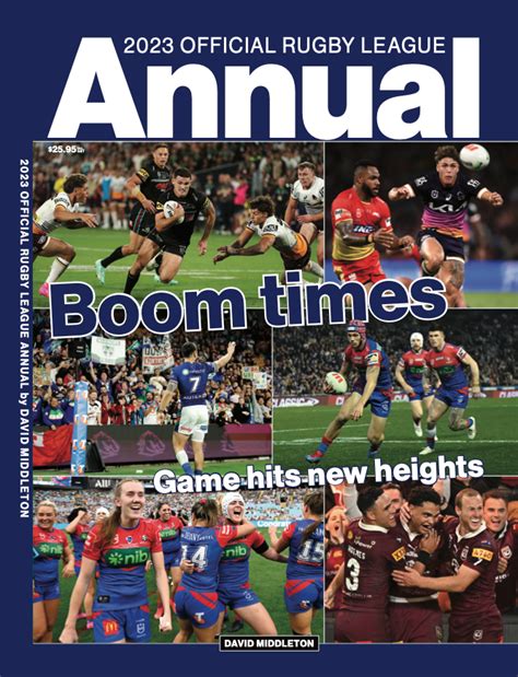 2023 Official Rugby League Annual - Boom Times