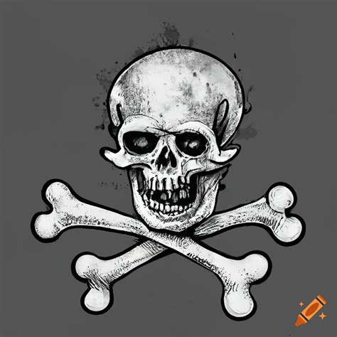 Skull and crossbones symbol