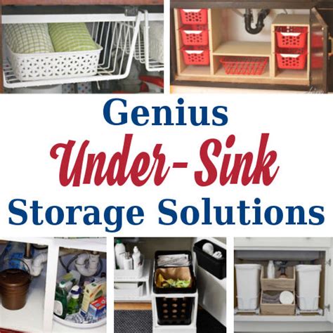 5 Genius Under-Sink Storage Solutions | DIY Home Sweet Home