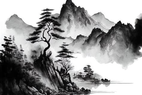 Chinese Art Mountains