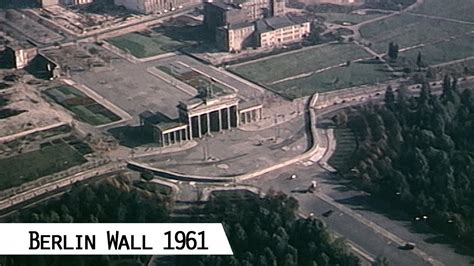 Berlin Wall Aerial View