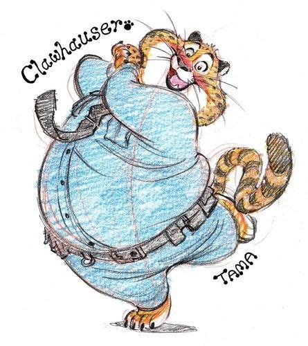 Officer Clawhauser - disneys-zootopia fan Art Easy Drawings Sketches ...