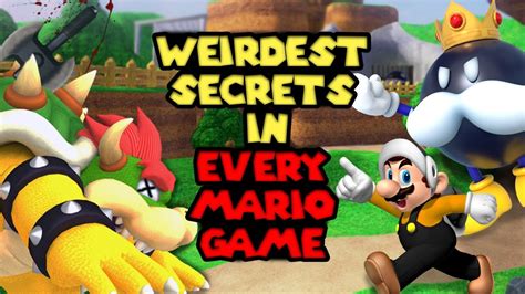 The Weirdest Secrets in Every Mario Game - YouTube