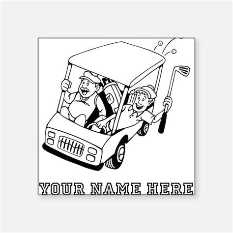 Funny Golf Cartoon Bumper Stickers | CafePress