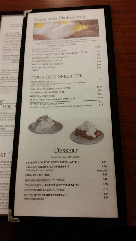 Menu at Teddy's Restaurant & Deli, Oshawa